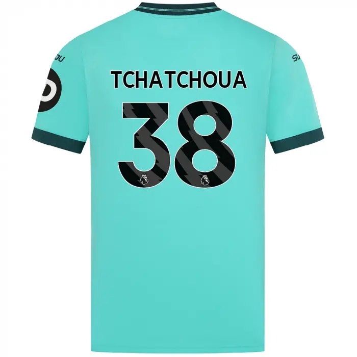 Wolverhampton Wanderers Kits Shop | 2025-26 Wolves Away Shirt – Adult TCHATCHOUA 38 Wolves Jerseys and Gear
